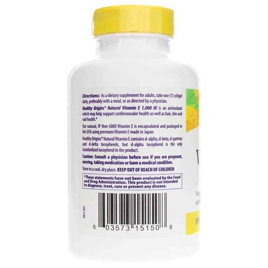 Vitamin E 1000 IU, HLO